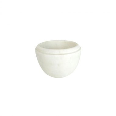 Marble Bowl/Pinch Pot Wht