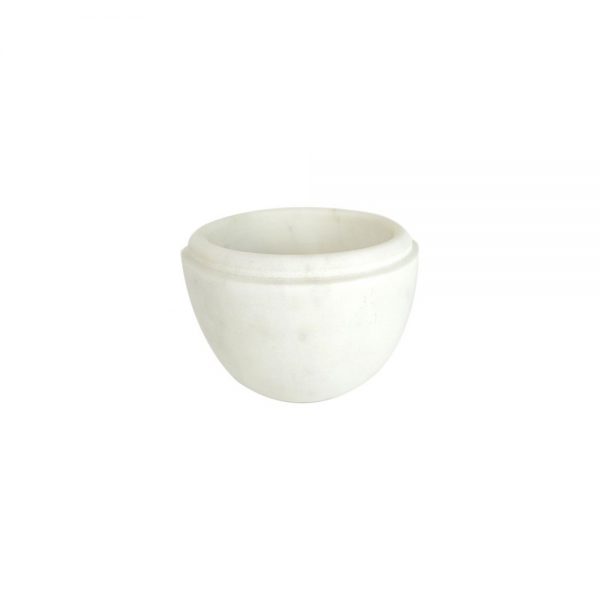 Marble Bowl/Pinch Pot Wht