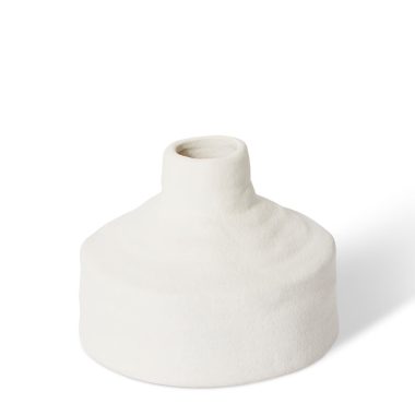 Tamsyn Sqaut Vase White