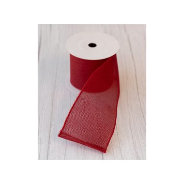 RIBBON MESH RED 10CM(W) 4.57M(L)